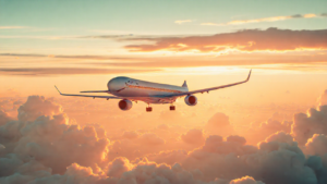 Promoção de passagens aéreas baratas com a Gol destacando confiança e economia