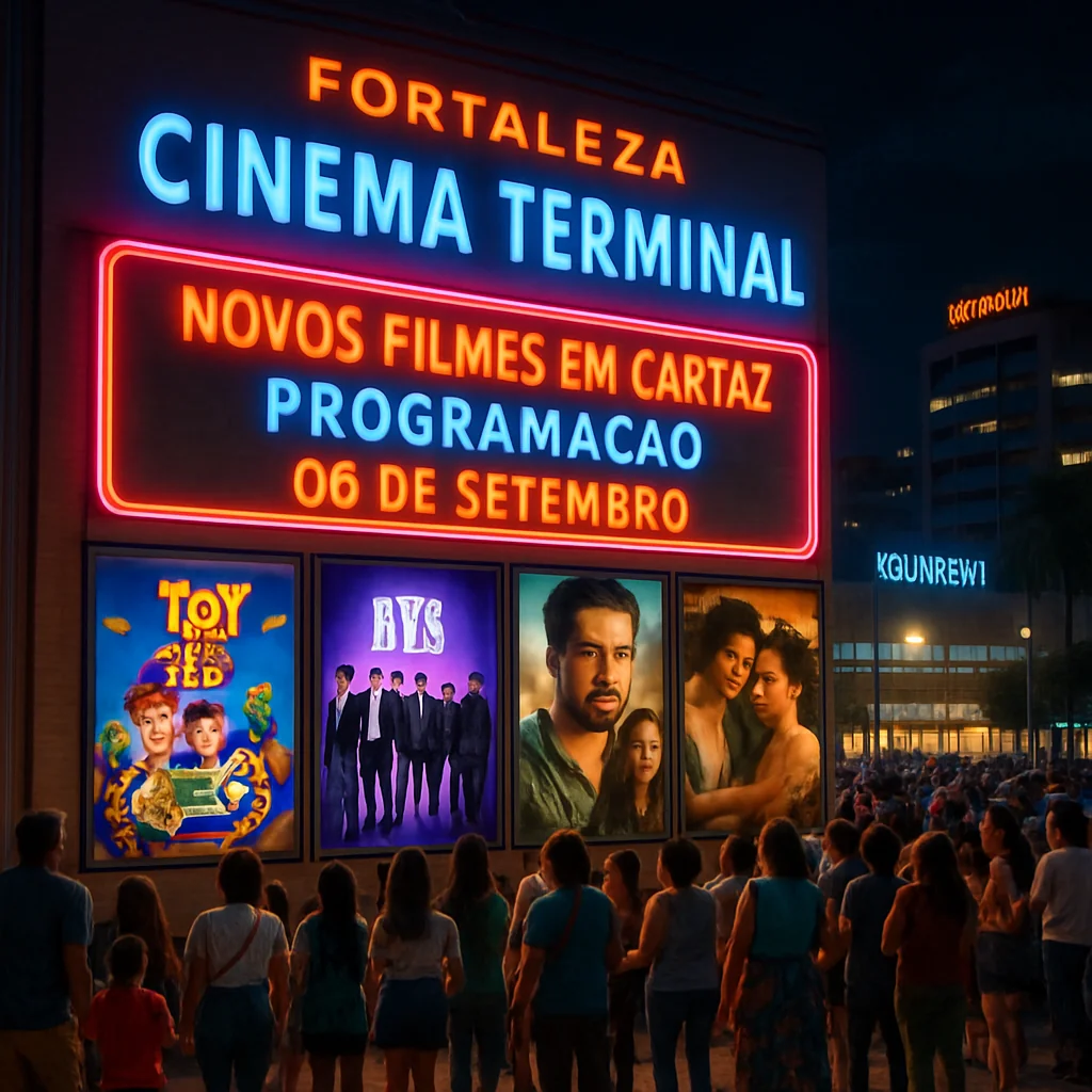 Programação Completa de Filmes em Cartaz nos Cinemas de Fortaleza Hoje (06/09)