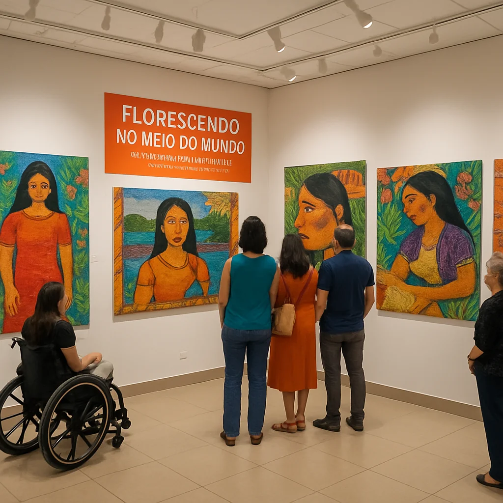 Exposição Florescendo no Meio do Mundo: Arte e Vida das Mulheres Ribeirinhas