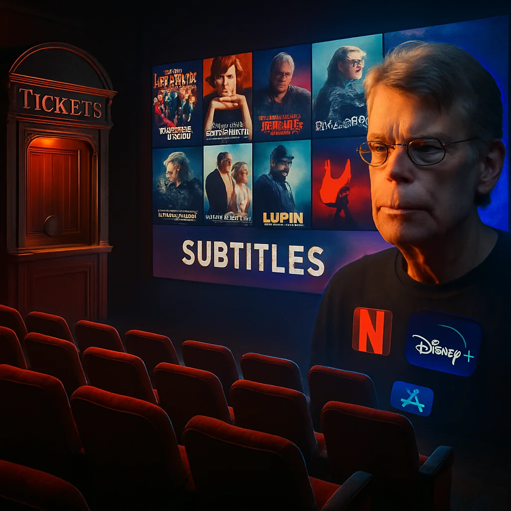 Publicidade Capa Diversão Entre Telas: Stephen King e o Segredo do Streaming