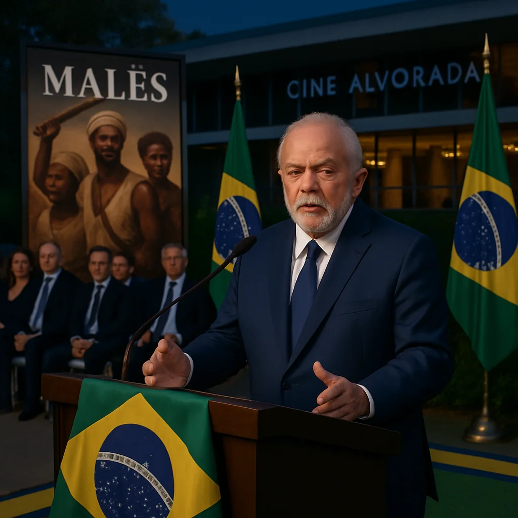 Política Lula: Pronunciamento 7 de Setembro e Filme Malês no Cine Alvorada