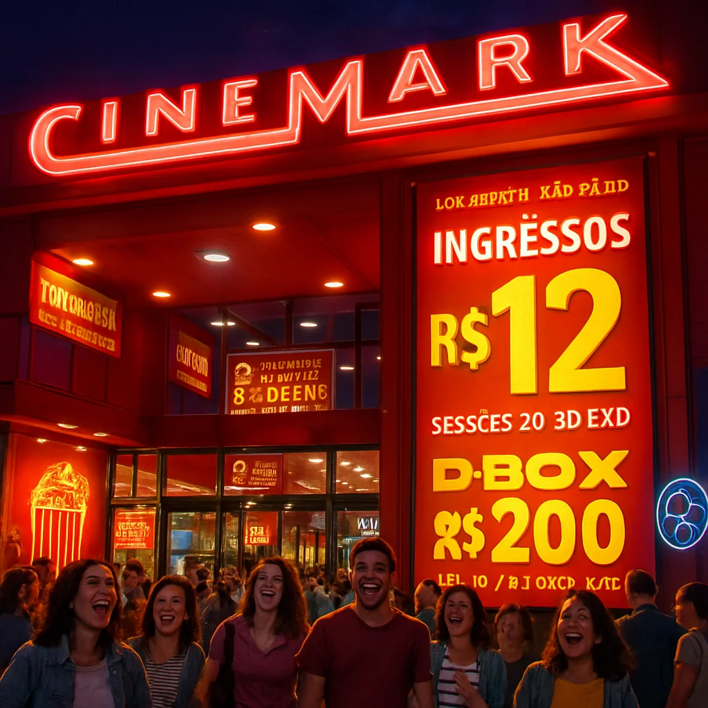 Ingressos Cinemark R$ 12 em São Paulo: Promoção Imperdível Setembro 2025