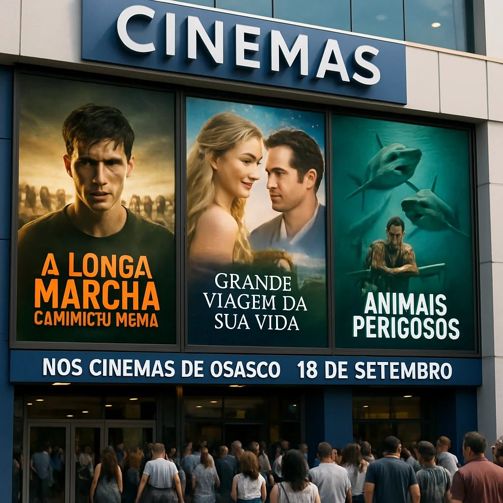 Três novos filmes chegam aos cinemas de Osasco em 18 de setembro