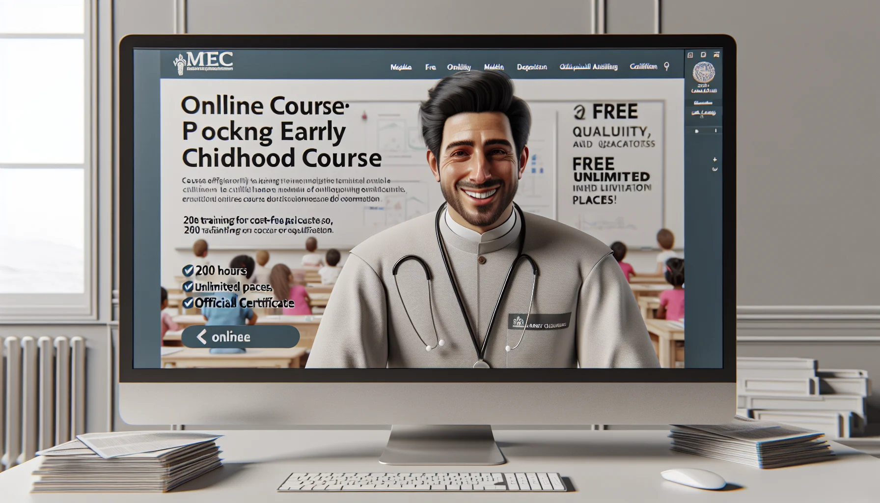 Por que aproveitar as vagas ilimitadas do curso gratuito do MEC para Profissionais da Educação Infantil?