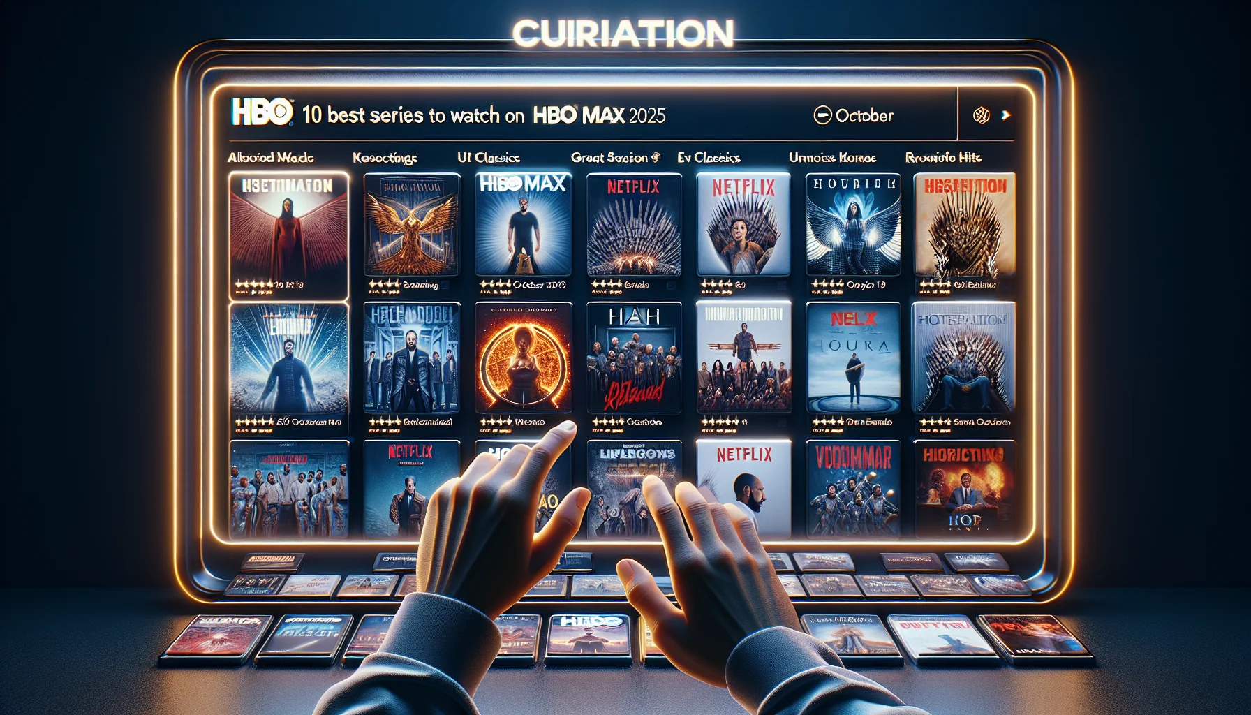 Oficina da Net apresenta as 10 melhores séries da HBO Max em outubro 2025