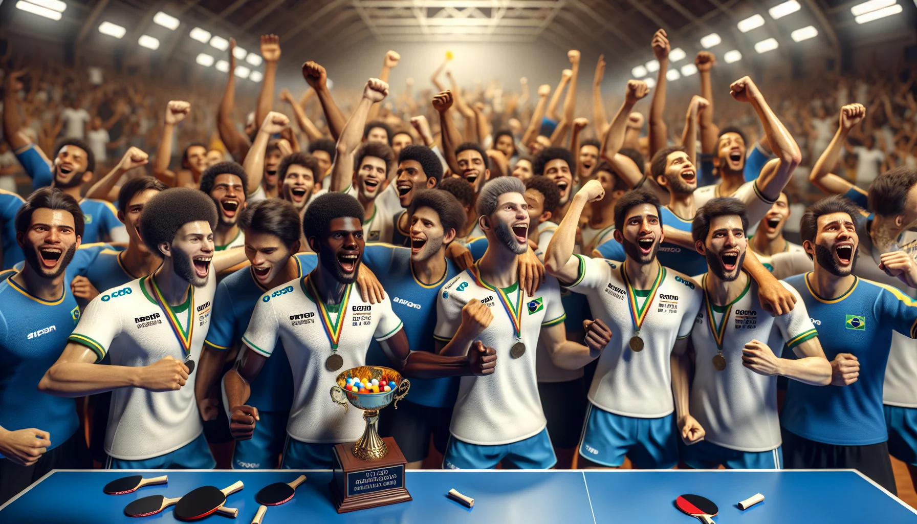 Araçatuba Brilha com Campeões em Competições Nacionais e Regionais de Tênis de Mesa