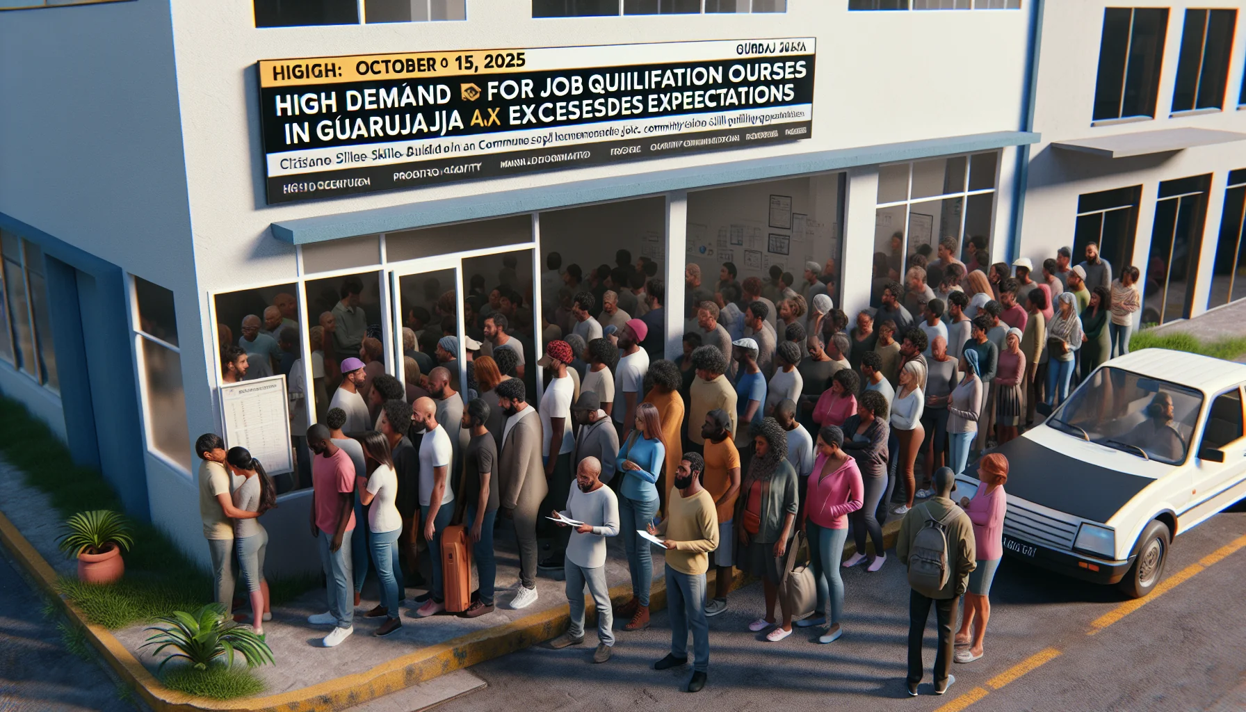Alta procura nos cursos de qualificação em Guarujá reforça interesse da população