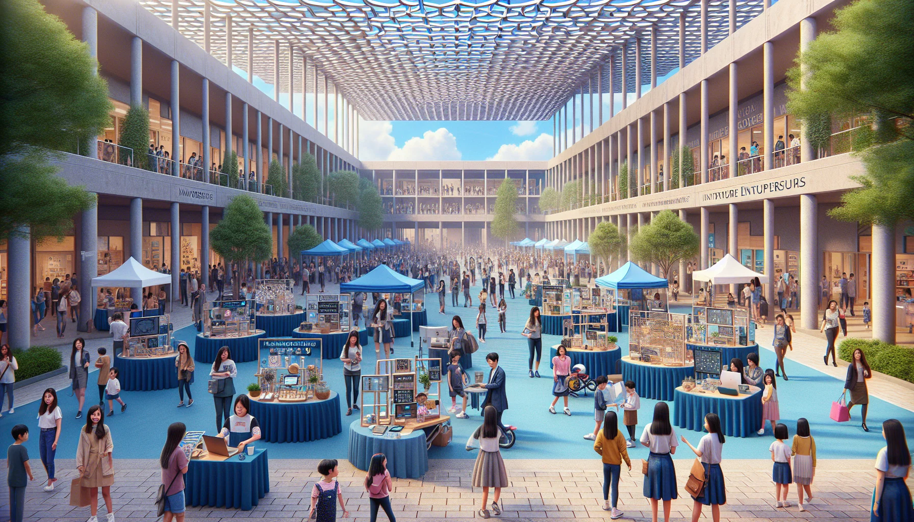 Projeto Empreendedores do Futuro: lançamento durante a feira no Campus III em 8 de novembro