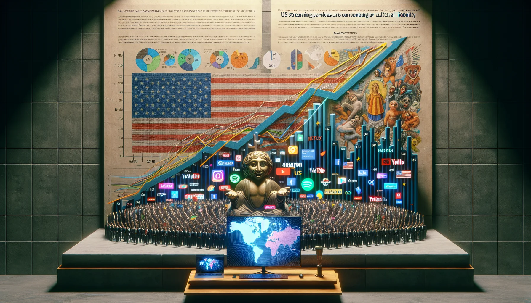 Crescimento dos streamings dos EUA e o impacto na cultura brasileira