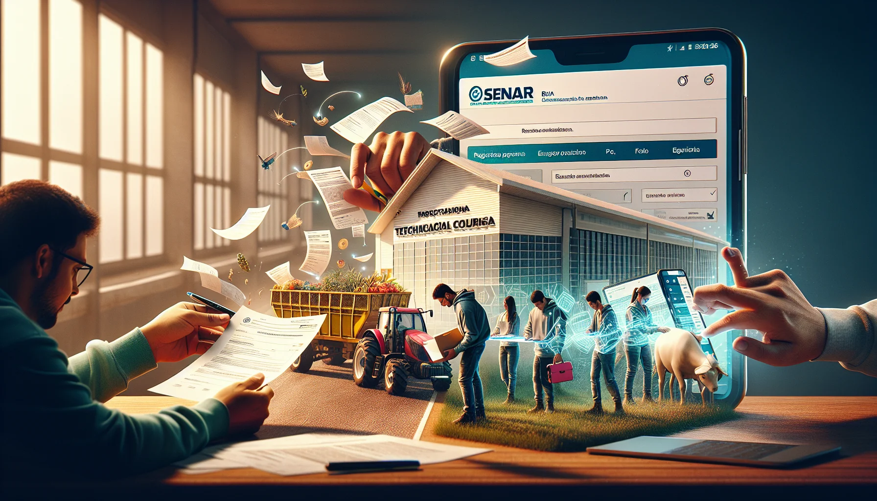Como se inscrever nos cursos técnicos gratuitos do Senar Bahia 2025