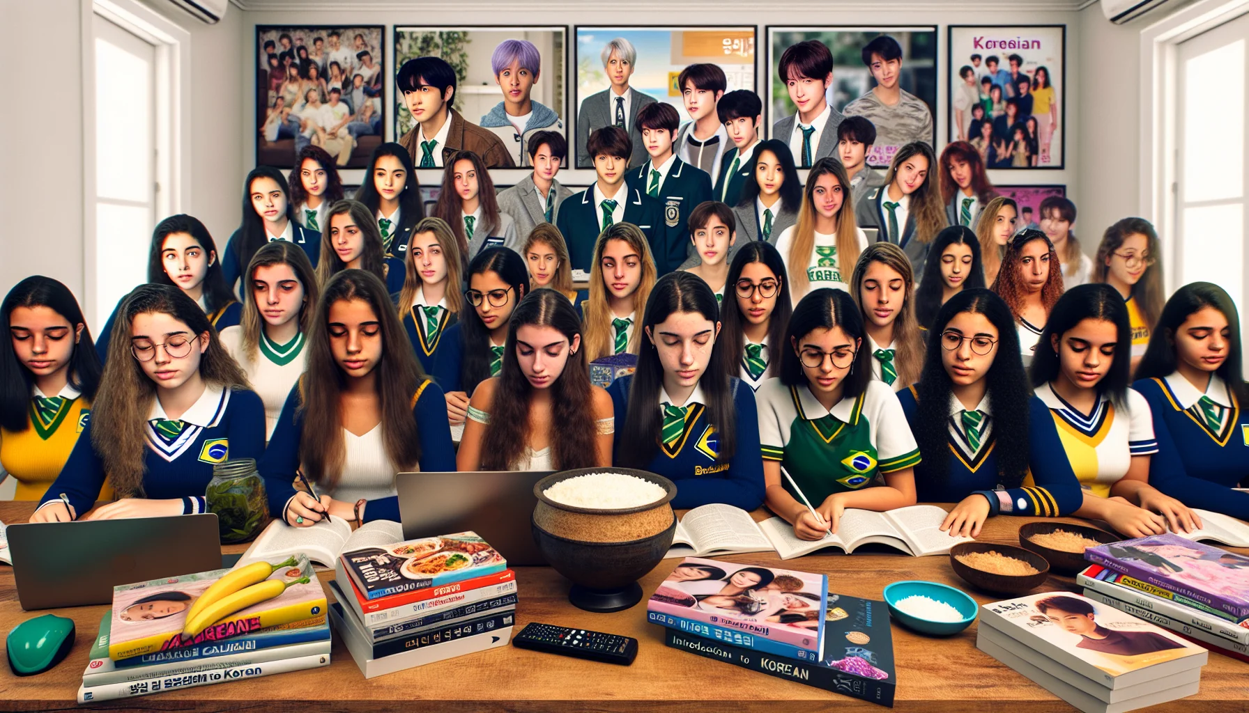 A influência do K-pop, doramas e gastronomia na procura por cursos de coreano