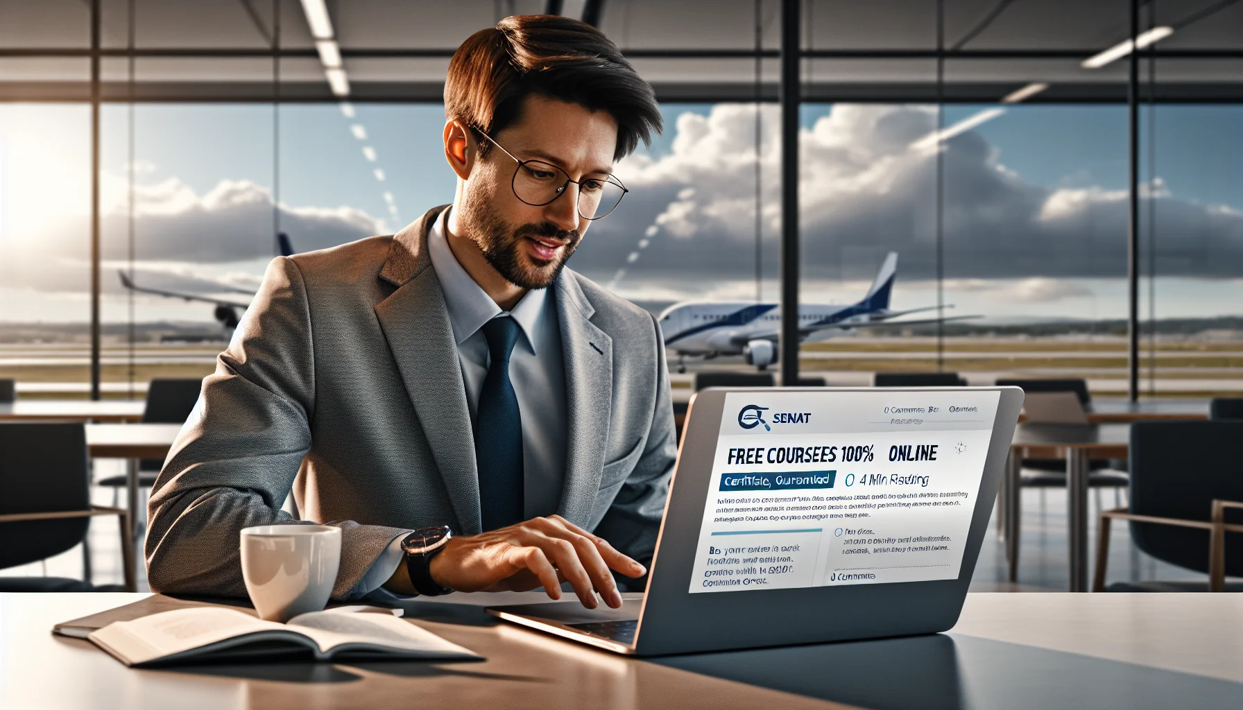 4 min de leitura: Conheça os cursos gratuitos 100% online no SEST SENAT para Aviação Civil
