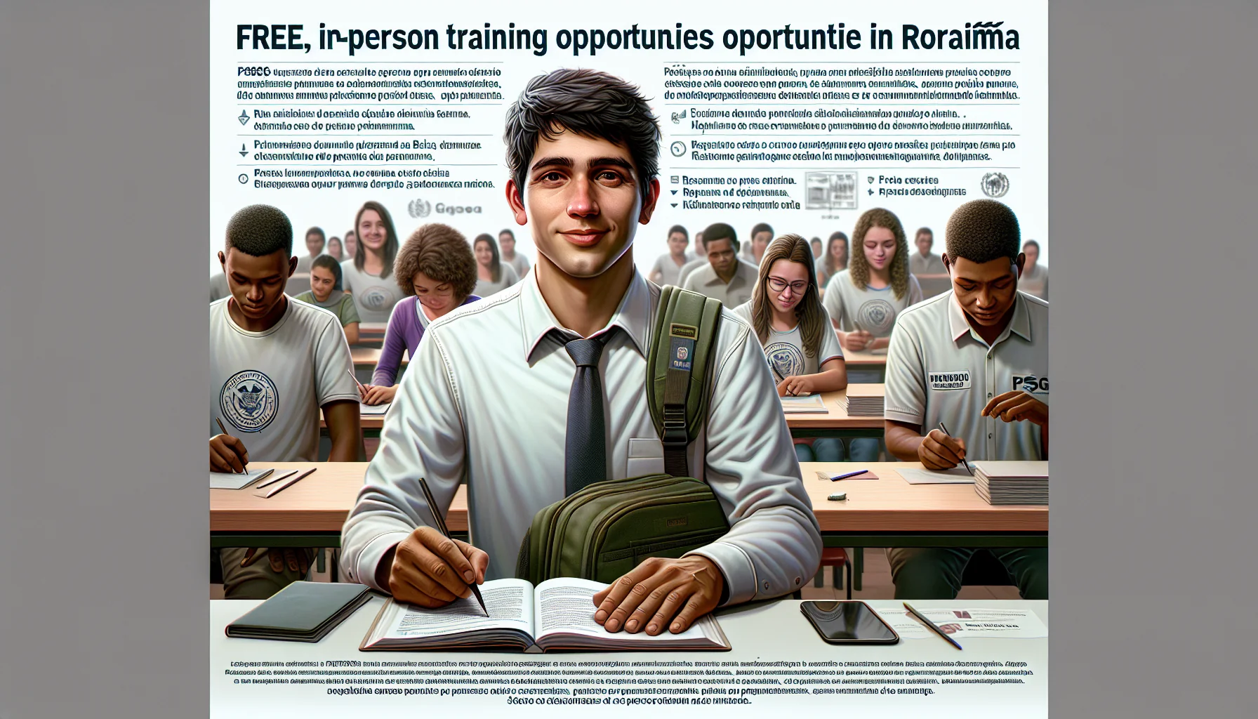 Capacitação gratuita e presencial: como o PSG apoia a inclusão de trabalhadores e estudantes de baixa renda em Roraima