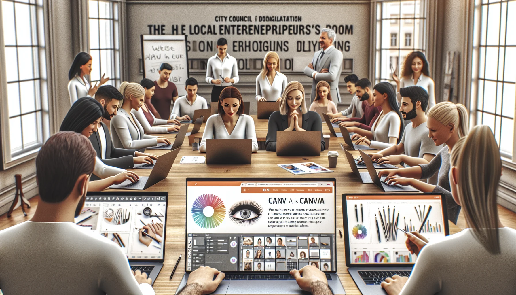Capacitação em Canva para criação de artes digitais em parceria com Senac