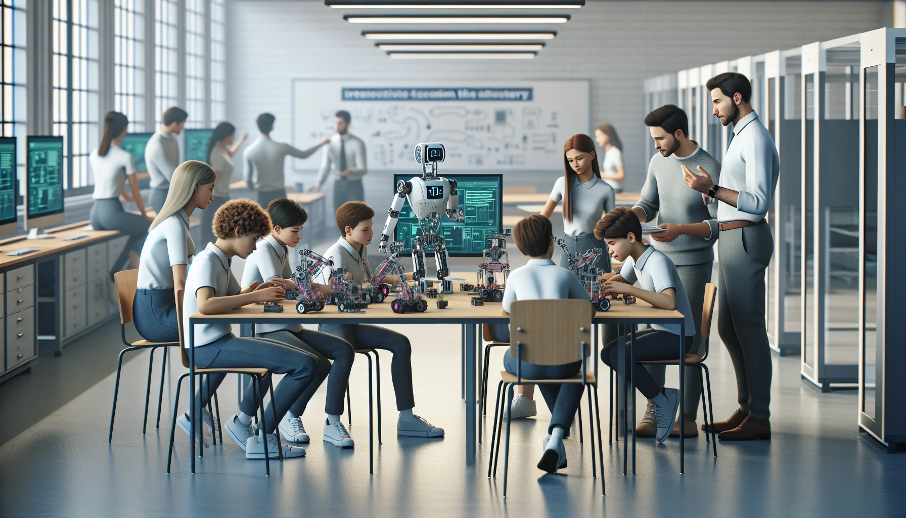 O novo curso técnico gratuito em Inteligência Artificial e Automação para o ensino médio