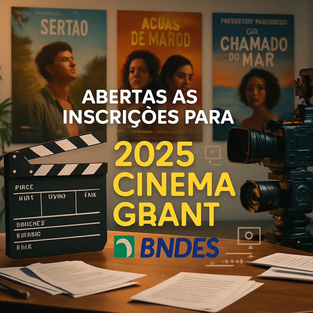 Inscrições abertas até 27/10 para Edital Cinema 2025 do BNDES