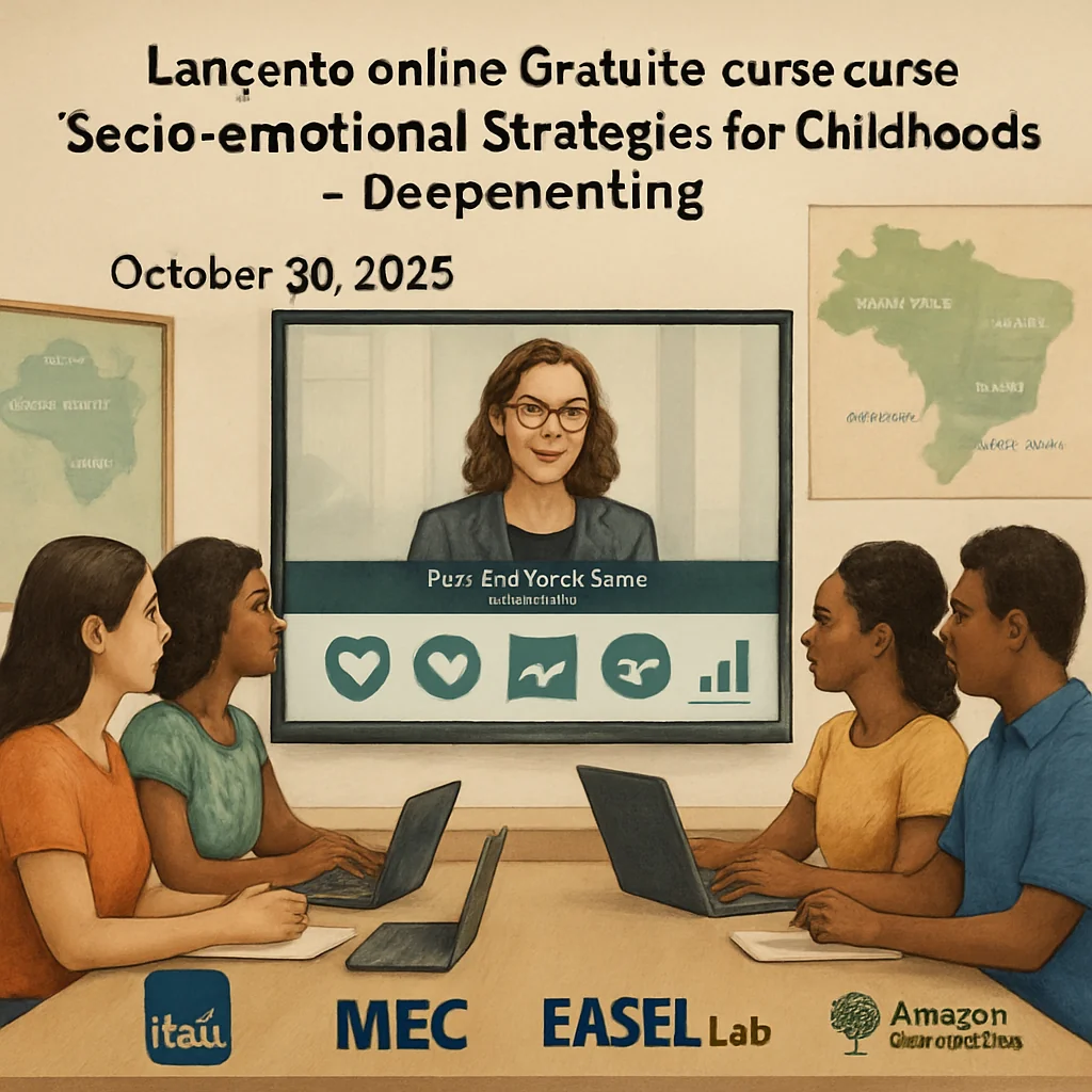 Curso gratuito lança em 30/10 estratégias para habilidades socioemocionais infantis