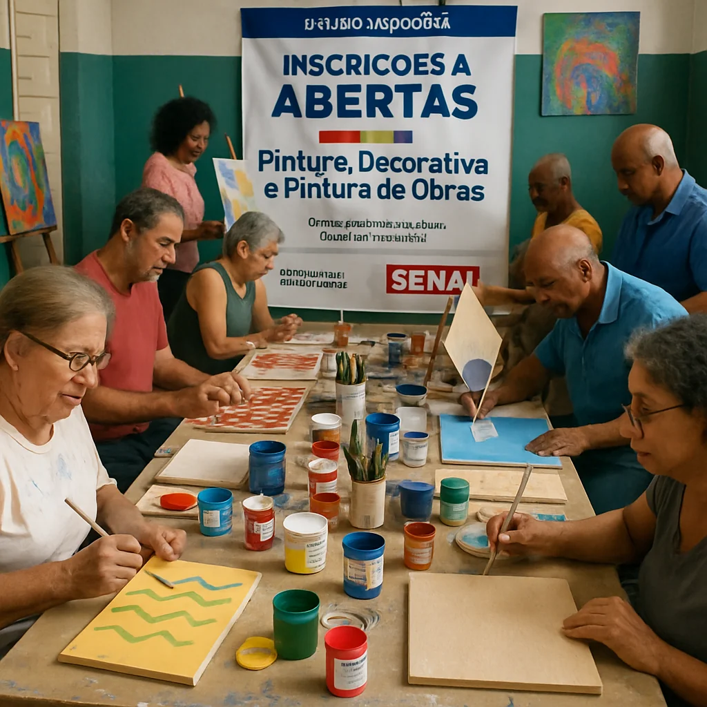 Cursos Gratuitos de Pintura Decorativa e Predial em Araraquara: Inscreva-se Já!