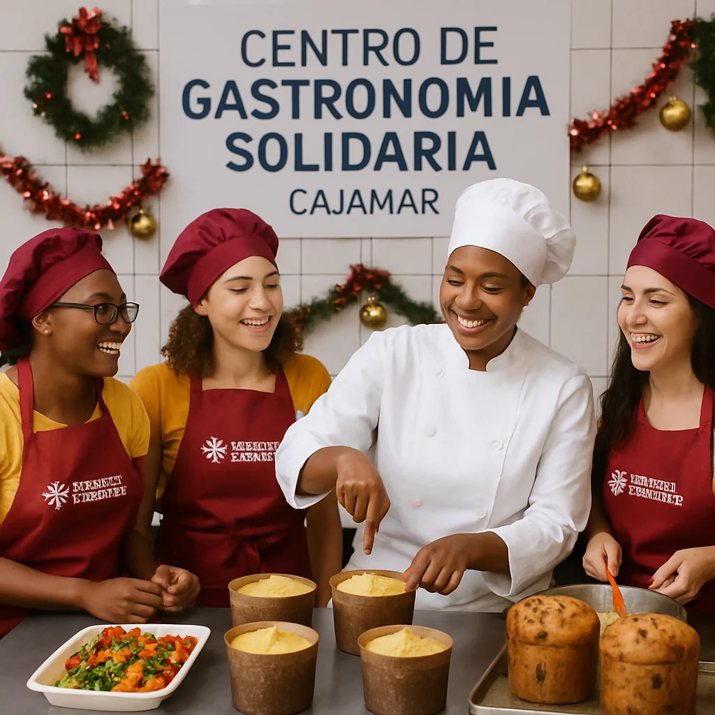 Prefeitura de Cajamar: Alunas concluem curso gratuito de receitas de Natal