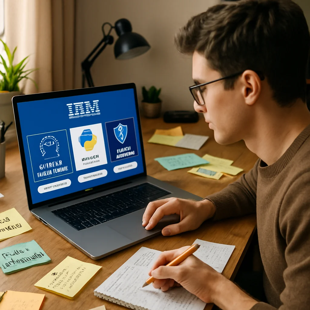 4 min: Cursos gratuitos IBM em Tecnologia, IA, Python e Segurança Digital