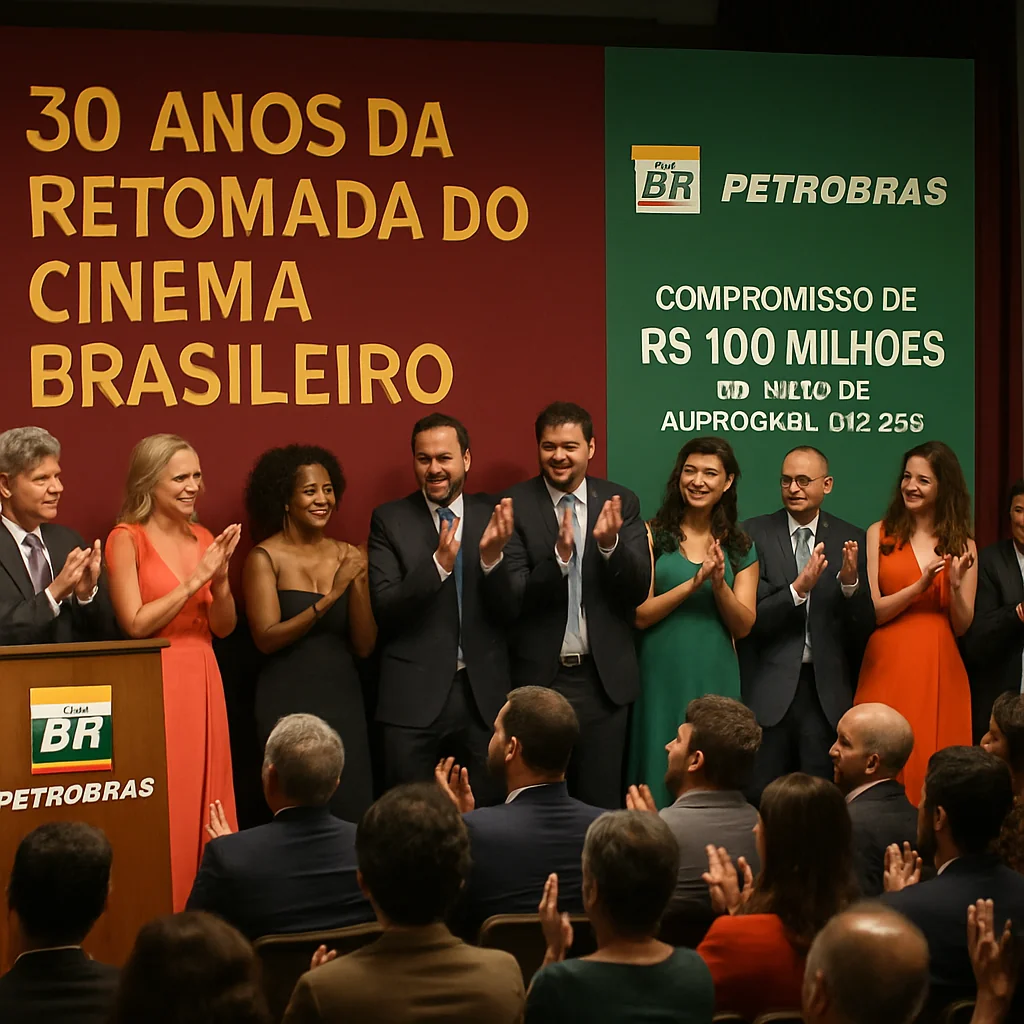 Petrobras anuncia R$ 100 milhões para celebrar 30 anos da retomada do cinema brasileiro