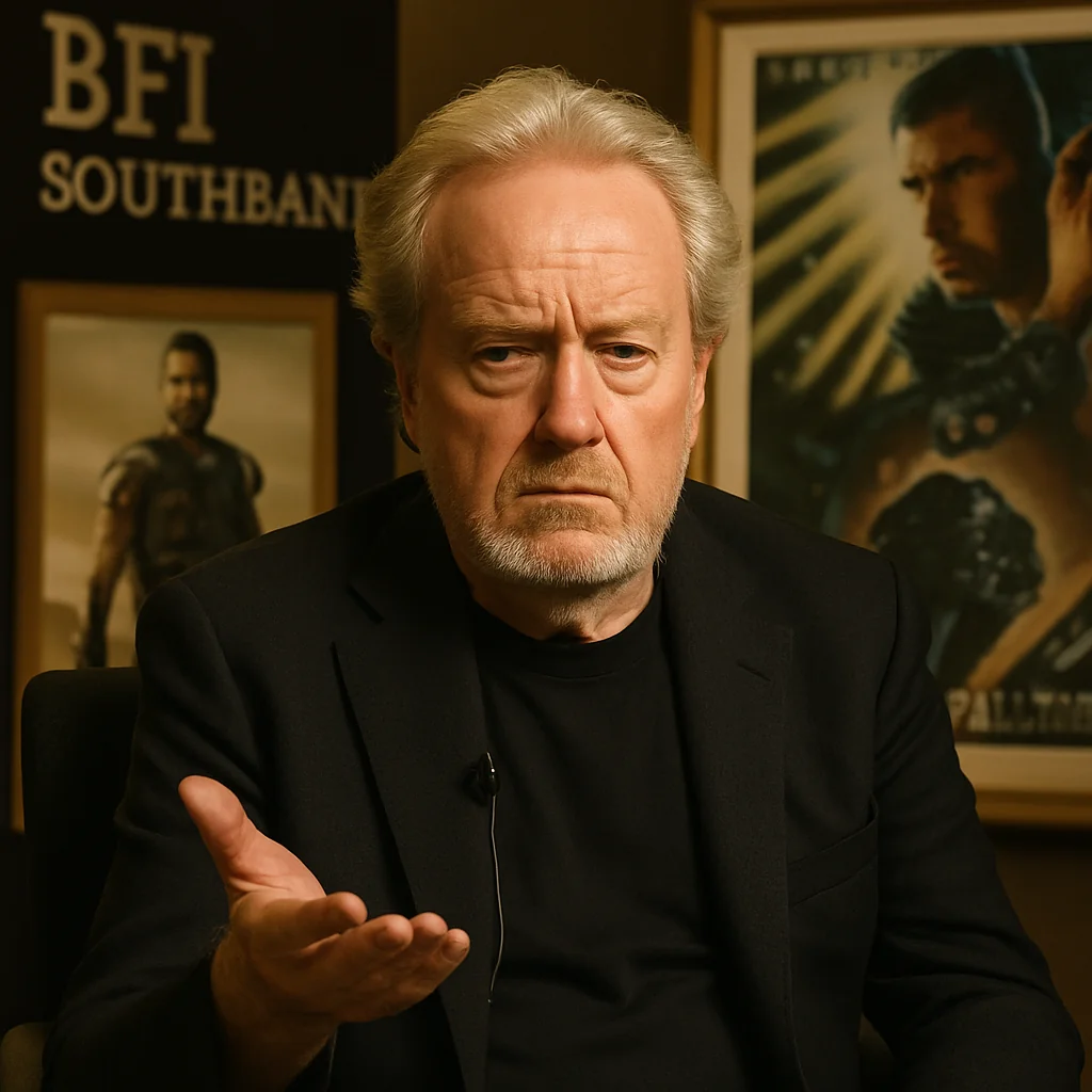 Ridley Scott denuncia cinema atual “afogado em mediocridade”