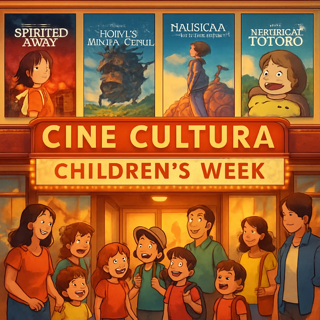 Semana das Crianças no Cine Cultura: Ghibli Fest e Sessões Especiais