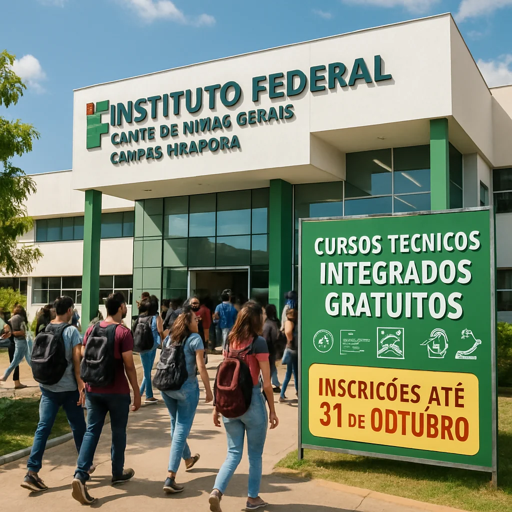 Prazo Final: Inscrições para Cursos Técnicos Gratuitos IFNMG Campus Pirapora