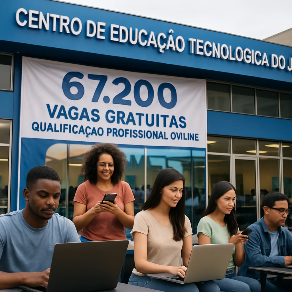 Cetam abre edital com 67.200 vagas grátis em cursos online EaD