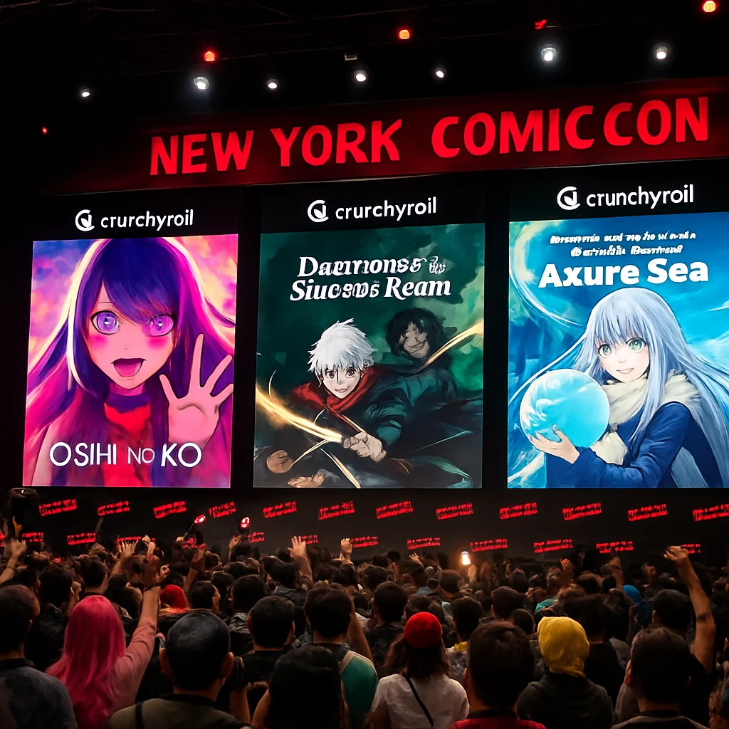 Crunchyroll na NYCC: Novas Temporadas, Trailers e Expansão Cinematográfica