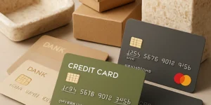 Credit Cards and Banks in Mycelium Packaging for E-commerce Brands