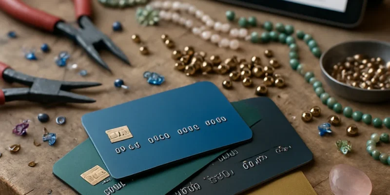 Credit Cards and Banks for Everyday Side Hustle Investing in Custom Jewelry Making