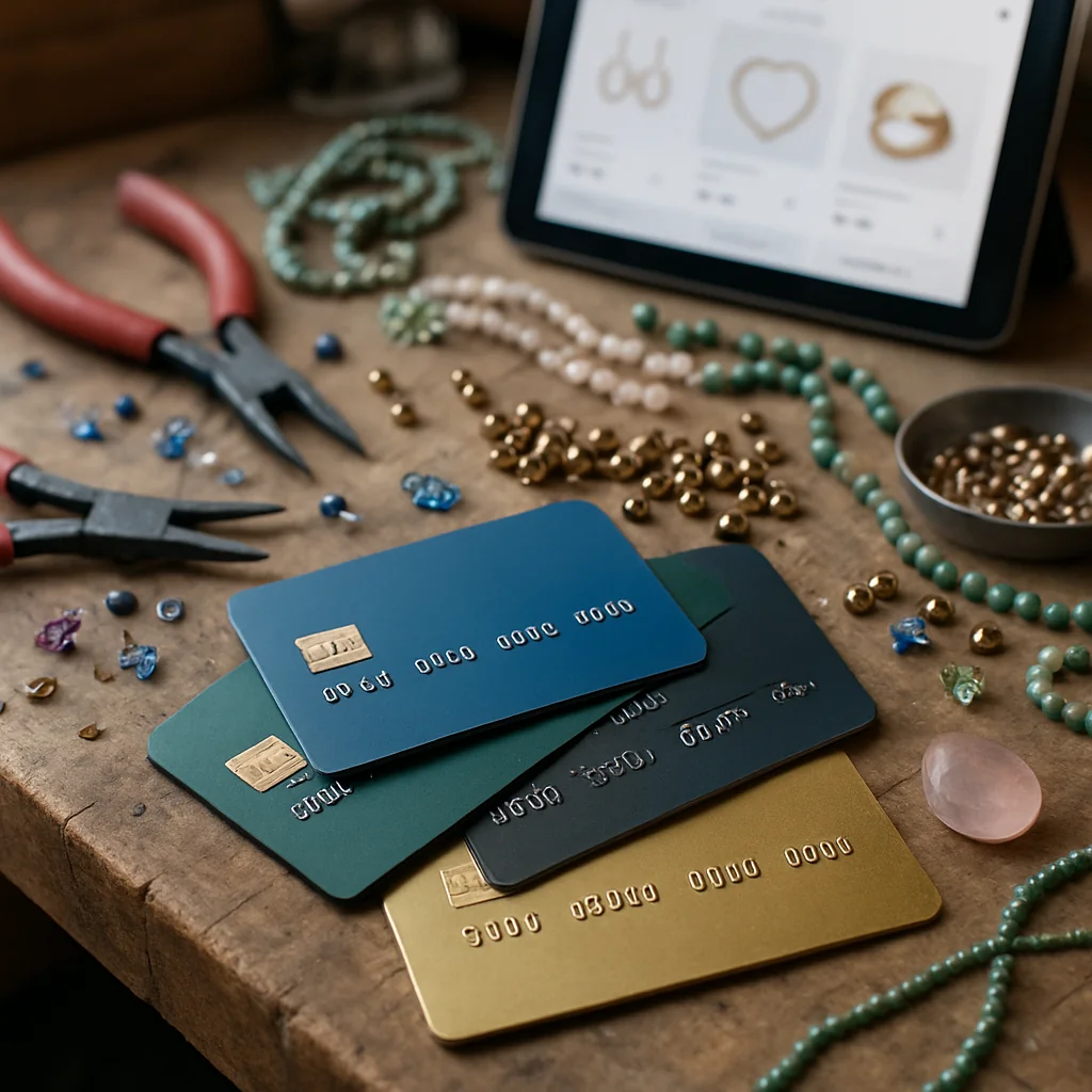 Credit Cards and Banks for Everyday Side Hustle Investing in Custom Jewelry Making