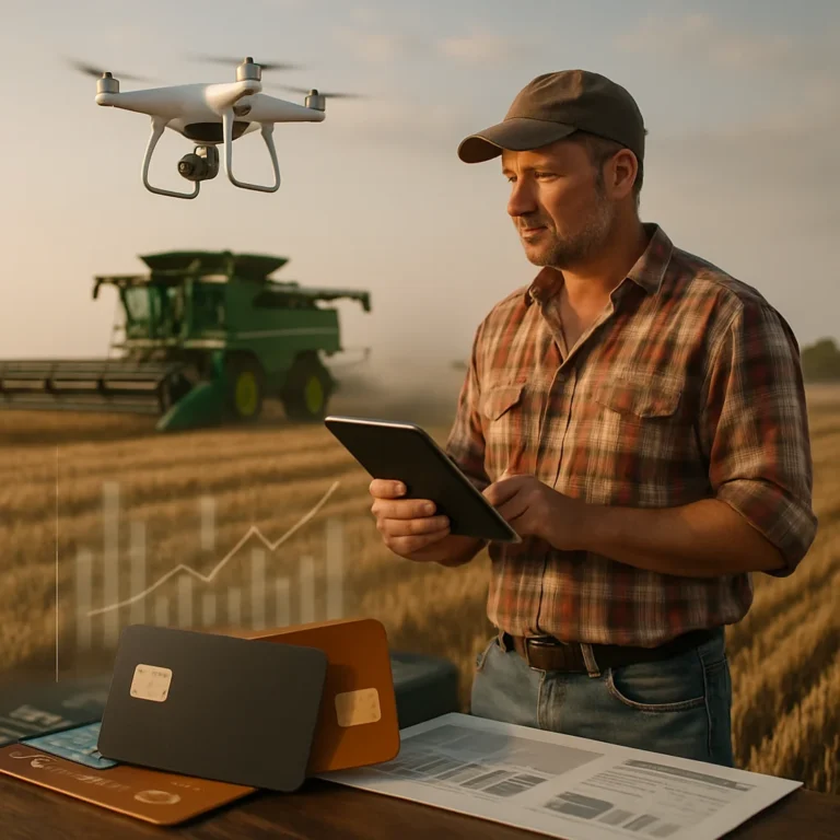 Cartões de Crédito e Bancos no Empreendedorismo de Agricultura de Precisão