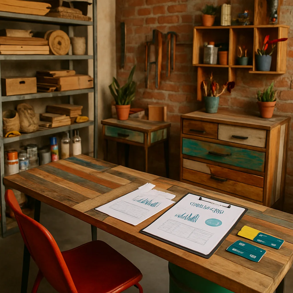 Credit Cards and Banks: Empowering Upcycled Furniture Entrepreneurs