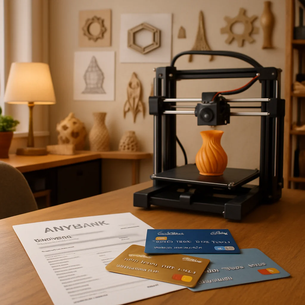 Credit Cards and Banks in Home-Based 3D Printing: Strategies for Income and Investment