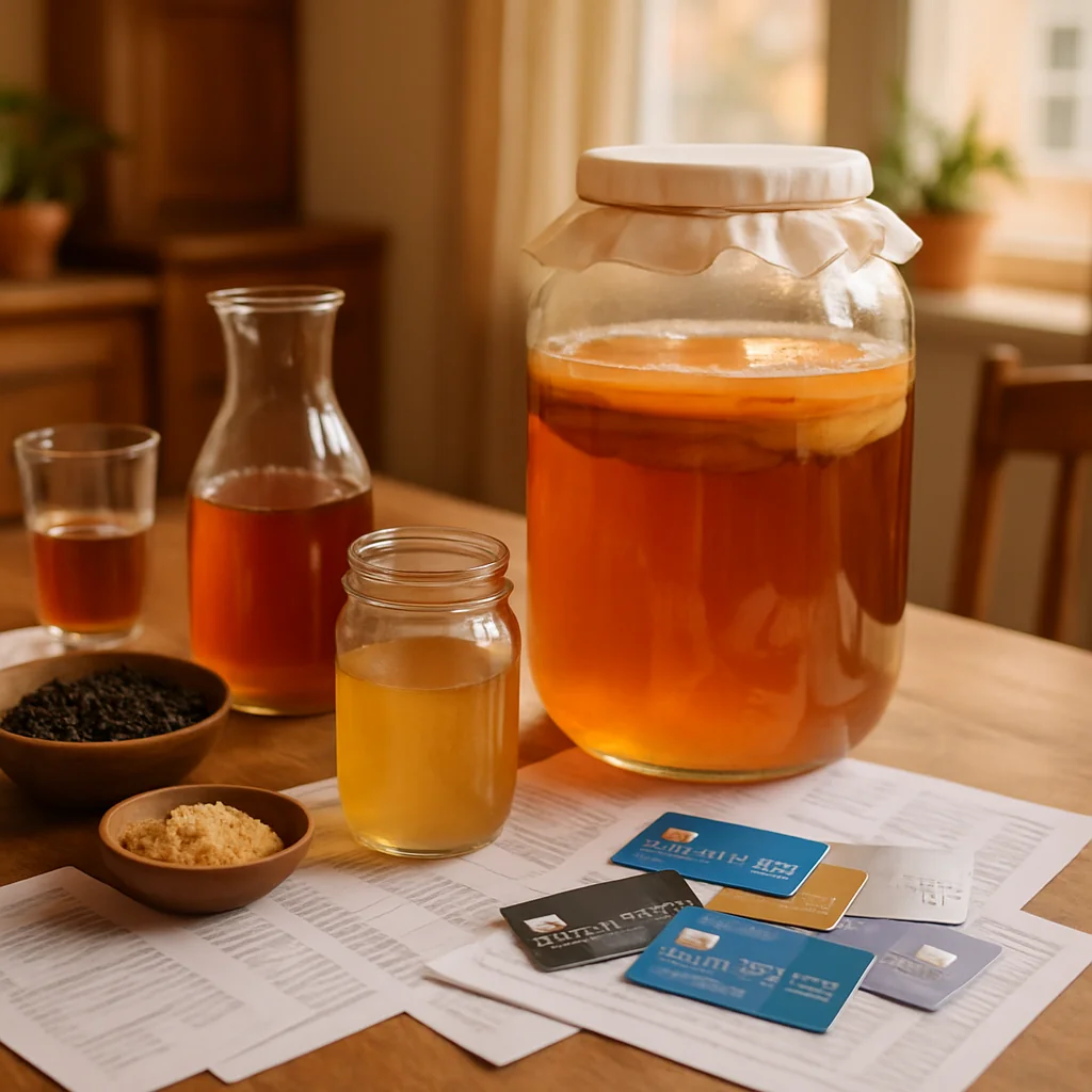 Maximize Rewards with Credit Cards and Bank Financing for Your Home-Based Kombucha Brewing Side Hustle